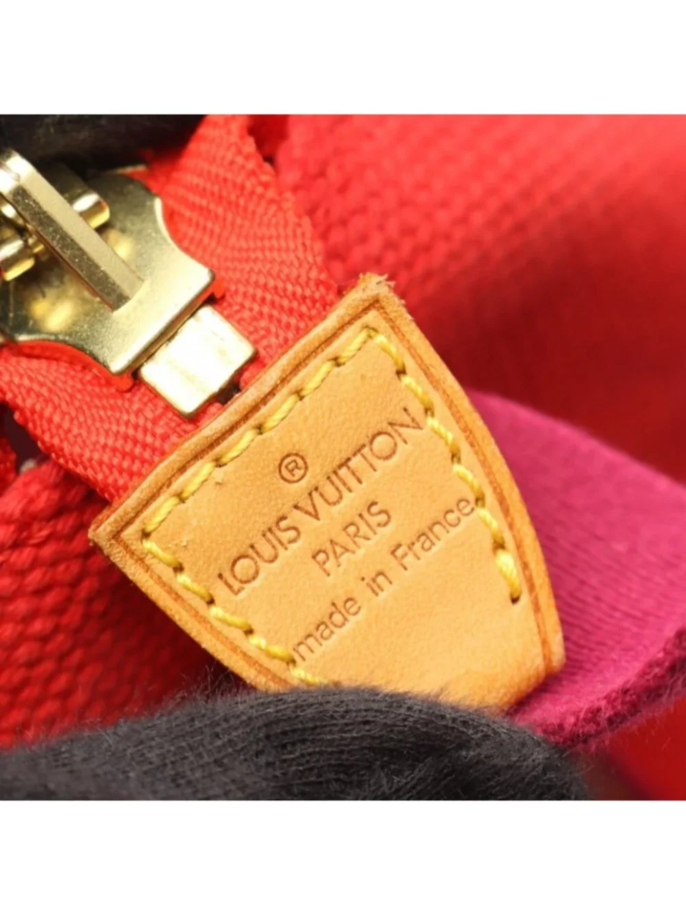 Louis Vuitton Boston Bag Sac Weekend Rouge Canvas